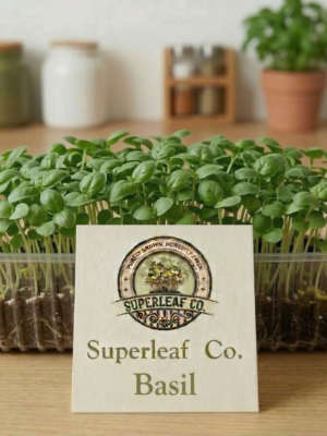 Basil Microgreens: The Gourmet Herb Reinvented
