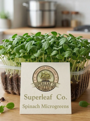 Spinach Microgreens: The Gentle Energy Booster