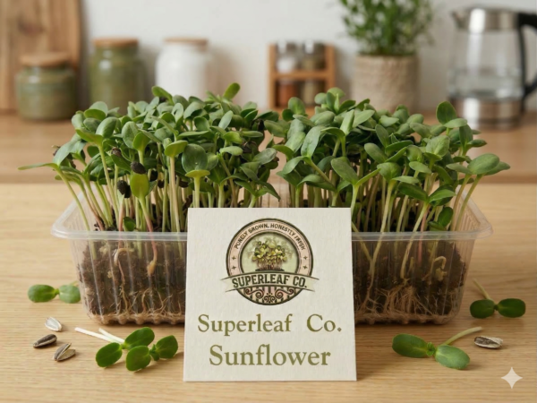 Sunflower Microgreens – Nutty, Crunchy & Protein-Rich
