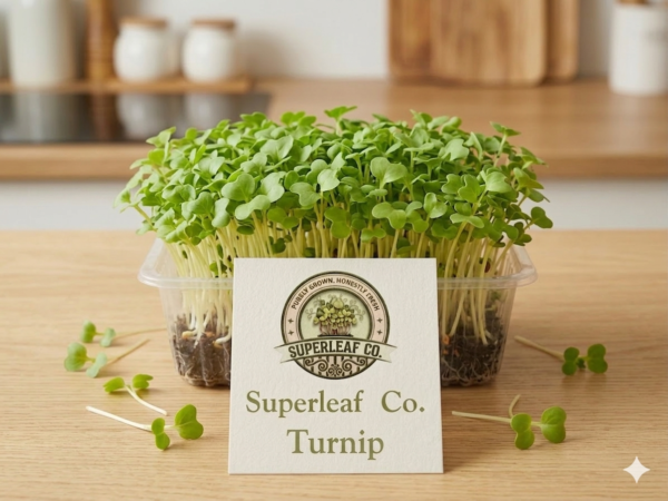 Turnip Microgreens: The Gentle Detoxifier